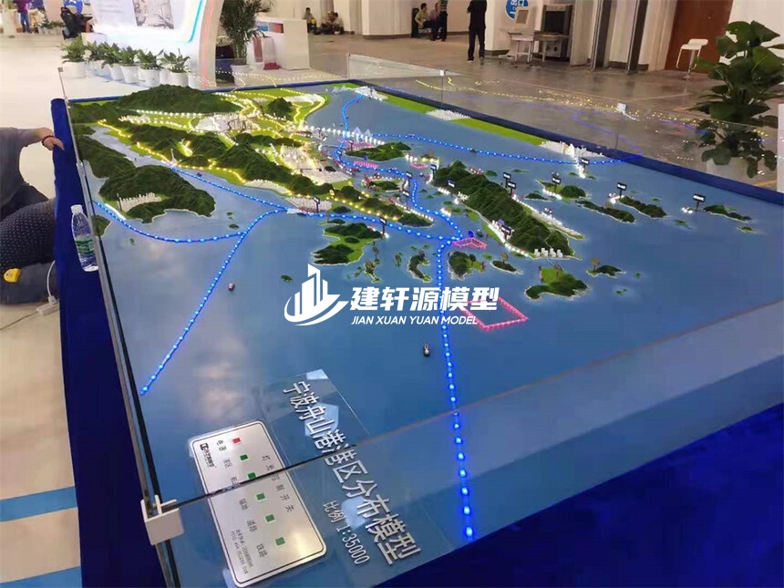 宁德地形地貌模型